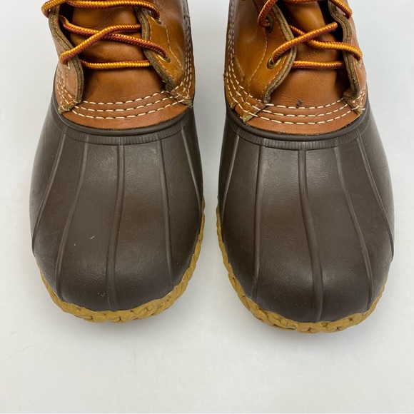 L.L. Bean Vintage Maine Hunting Boots Made In Maine. Color Brown SZ 8 Wide - Picture 3 of 11